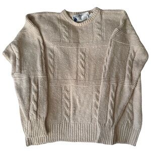 Vintage Atlantique 90s Cable Knit Sweater